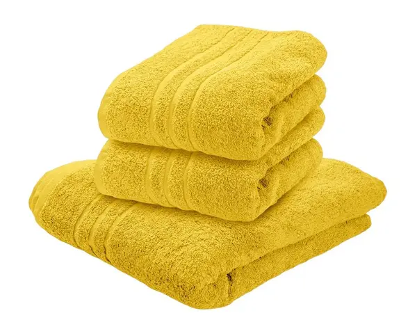 2x osuška Comfort 70x140 cm žltá, 100% bavlna