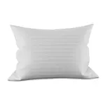 Povlak na vankúš Atlas Grádl biely prúžok 2 cm