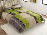 Bavlněné povlečení DANIELA zelené Rozměr povlečení: 70 x 90 cm | 140 x 200 cm