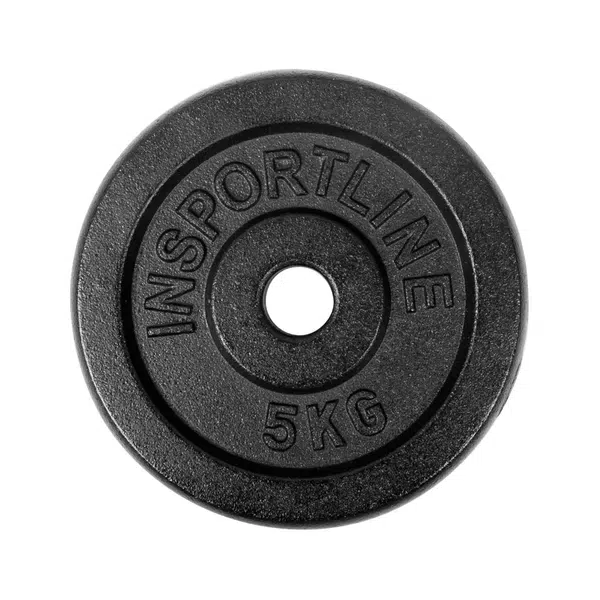 Litinové závaží inSPORTline Castblack 5 kg 30 mm