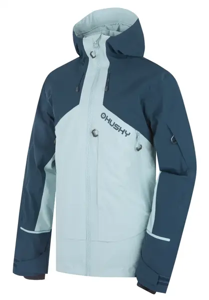Husky Geilo M L, mint/blue Pánská lyžařská bunda