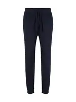 TOM TAILOR Pyžamové nohavice  tmavomodrá / tmavosivá / biela