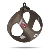 Curli Postroj pro psy se sponou Manšestr Brown S, 4-7 kg