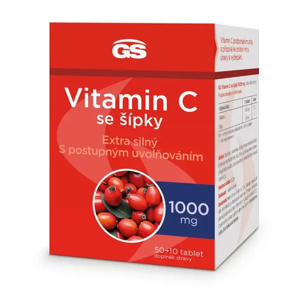 GS Vitamin C 1000 se šípky 50+10 tablet