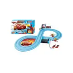 Conquest Autodráha Carrera First Autá / Cars 2,4m plast + 2 autá na batérie v krabici 50x30x8cm