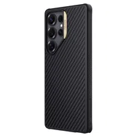 Zadní kryt Nillkin Synthetic Fiber PRO Magnetic pro Samsung Galaxy S25 Ultra, zlatá