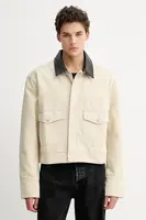 Bavlněná bunda Nanushka NM25FWJK07373 béžová barva, přechodná, NOWELL