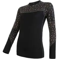 Sensor MERINO IMPRESS Dámské funkční triko, černá, velikost