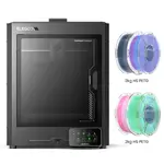 Elegoo Centauri Carbon 3D Printer + 4kg HS PETG Filament - Pink-White/Blue-Purple/Indigo-White/Blue-Green