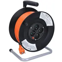 Prodlužovací přívod na bubnu, 4 zásuvky, 3x 1.5mm2, délka 50m