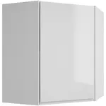 Kuchyňská rohová skříňka Paro A60 1D0S bílá