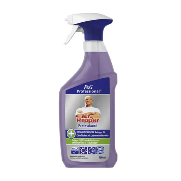 Mr. Proper Professional dezinfekční sprej na čištění kuchyňských povrchů 750 ml