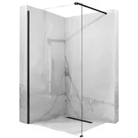Sprchová zástěna Walk-in Aero Rea K6597 110x195 black