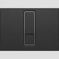 Tlačidlo Ineo Bright plast  matná čierna 16.750.56