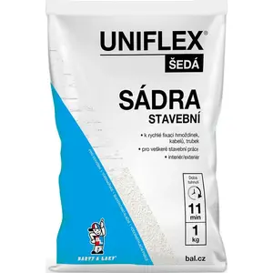 Sádra šedá 1kg