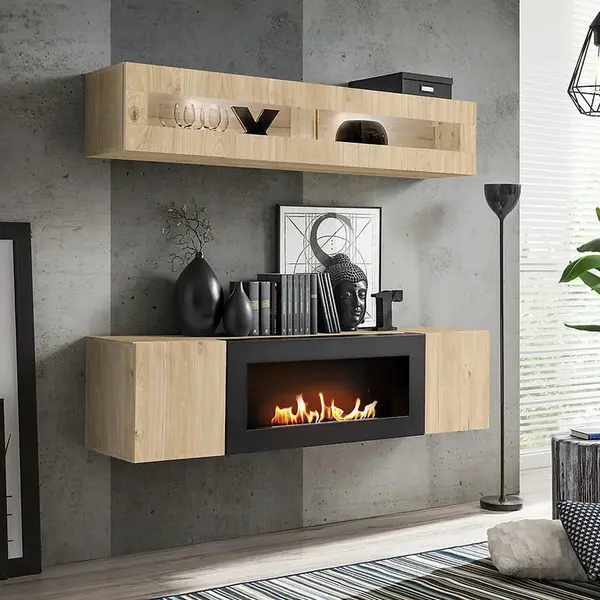 Obývacia stena Fly Hj Fy N2 Hickory Jackson/Biokrb