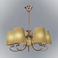 Mozart Závesné svietidlo 5x60w E27 Patyna Meď