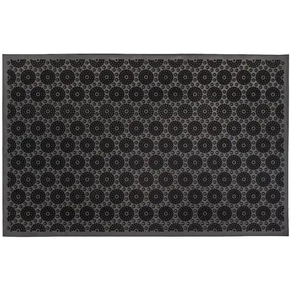 Rohožka  Pin Mat 58x36,5 cm kolieska čierna