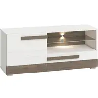 TV Stolek Blanco 128 cm, borovice sněžná / new grey