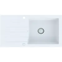 Granitový drez 1K 780x440 biela