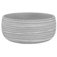 Miska doris 29cm šedá