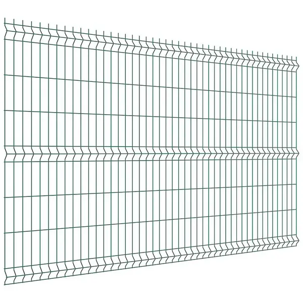 Plotový panel Ø4,0 mm, oko 55x200 mm,  h:1530 š:2500 mm, pozink. + RAL 6005