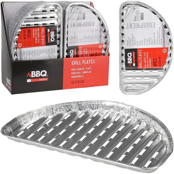 Grilovacia tácka hliníková 4 ks