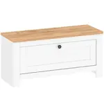 Skrinka na topánky Vesper 2 biely/wotan 44,8x93,7x35