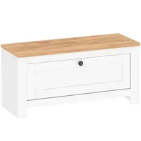 Skrinka na topánky Vesper 2 biely/wotan 44,8x93,7x35