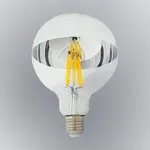 Žiarovka FL LED G125 12W E27 4200K Half Silver