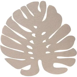 Podložka filcová list 38x38 cm béžová