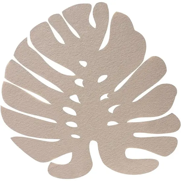 Podložka filcová list 38x38 cm béžová