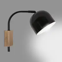 Nástenné svietidlo Rupi čierne E27 K1