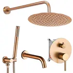 Vaňovo-sprchová podomietková súprava Rea Lungo brúsená meď