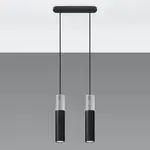 Závesná lampa Pennala 2 čierna