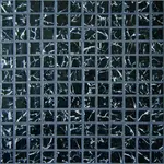 Sklenená mozaika Mosavit Negro marquina 30x30 cm lesk NEGROMA