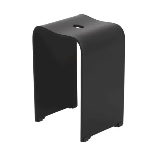 Stolička sprchová SAT volně stojící plast čierna SATSTOLPLASTC