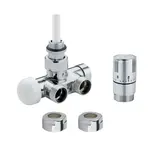 Termostatická sada ISAN rohová jednobodová pravá chróm O39CWCR147