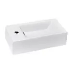 Umývadielko Glacera Bigio 50x25 cm otvor pre batériu vľavo BG5025L