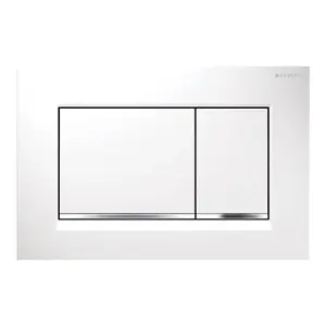 Geberit Sigma30 ovládacie tlačidlo plast biele lesklé 115.883.KJ.1