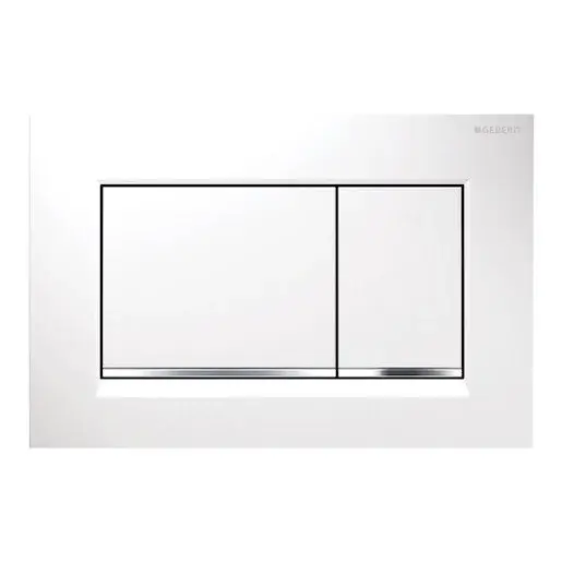 Geberit Sigma30 ovládacie tlačidlo plast biele lesklé 115.883.KJ.1