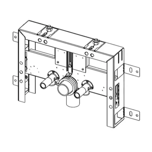 Tece Box konštrukcia pro zazdění k bidetu 9.370.031