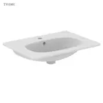 Ideal Standard Tesi nábytkové umývadlo 63x45 cm otvor pre batériu uprostred T351001
