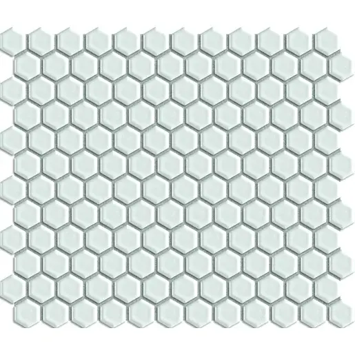 Keramická mozaika Premium Mosaic bílá 26x30 cm lesk MOS26WH