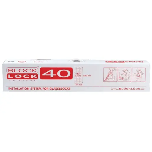 Montážna sada Glassblocks pre 40 tvárnic GBBLLOCK40