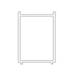 Rozširujúci profil pre sprchové dvere SAT TEX NDTEXROZP195