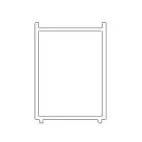 Rozširujúci profil pre sprchové dvere SAT TEX NDTEXROZP195