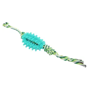 Preťahovadlo Reedog s dentálnou hračkou - Modrá