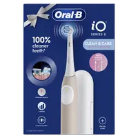 ORAL-B iO 2 Elektrická Zubná Kefka svetlo ružová + cestovné pouzdro