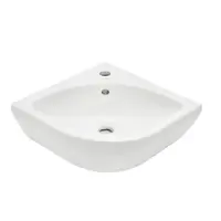 VitrA Integra rohové umývadlo 56x40 cm otvor pre batériu uprostred 7336-003-0999